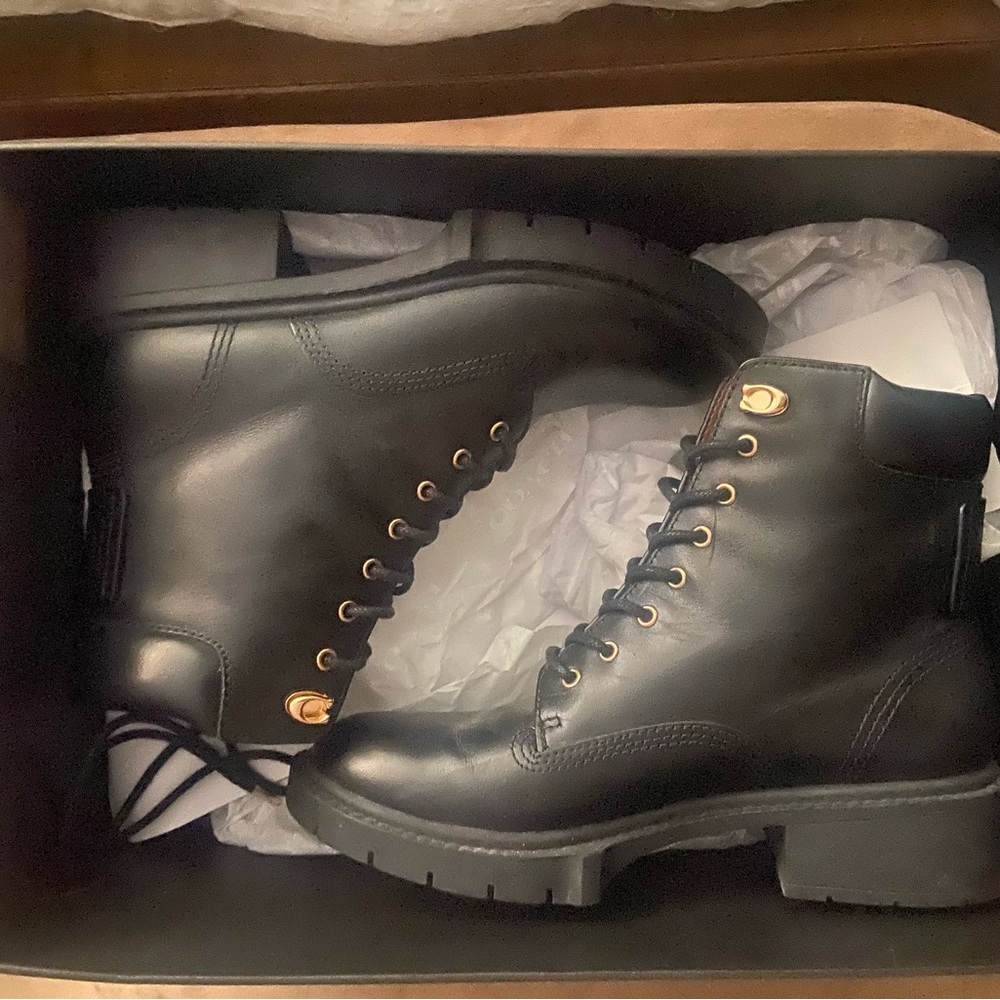 Lorimer Leather Coach Boots